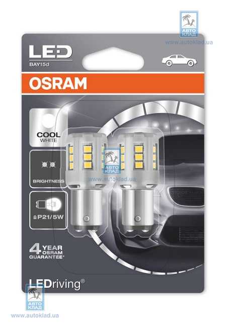 Лампа LED P21/5W 1.7W 6000K BAY15D белый хол LEDriving Standard к-т 2шт. OSRAM 1458CW02B
Лампа LED P21/5W 1.7W 6000K BAY15D белый хол LEDriving Standard к-т 2шт. OSRAM 1458CW02B