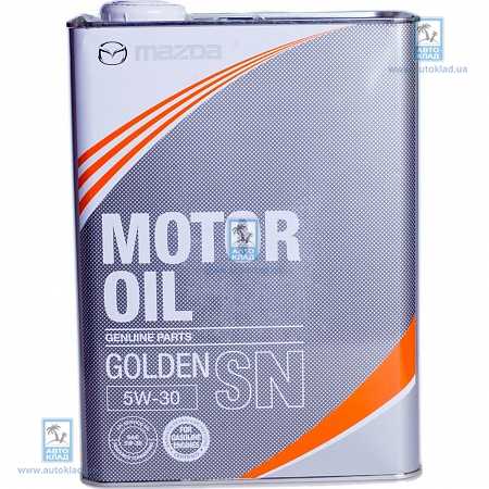 

Масло моторное 5W-30 Golden SN 4л MAZDA K004W0515J