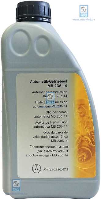 

Масло трансмиссионное Genuine ATF MB 236.14 1л MERCEDES A000989680511ATLD