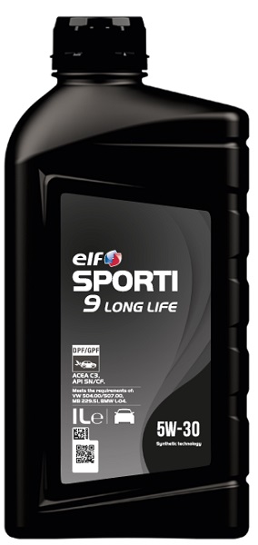 

Масло моторное 5W-30 SPORTI 9 LongLife 1л ELF 208445