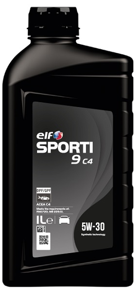 

Масло моторное 5W-30 SPORTI 9 C4 1л ELF 210595