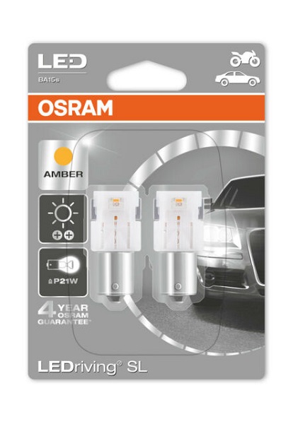 

Лампа LED 1.3W BA15S P21W 2500K желтый LEDriving Standard Retrofit OSRAM 7458YE02B