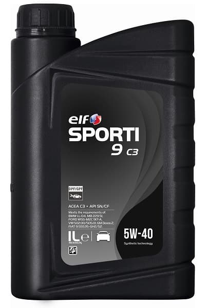 

Масло моторное 5W-40 SPORTI 9 C3 1л ELF ELF111SP9C3
