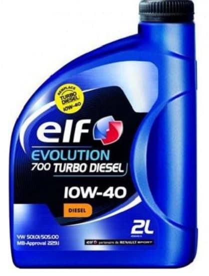 

Масло моторное 10W-40 Evolution 700 Turbo Diesel 2л ELF 201548