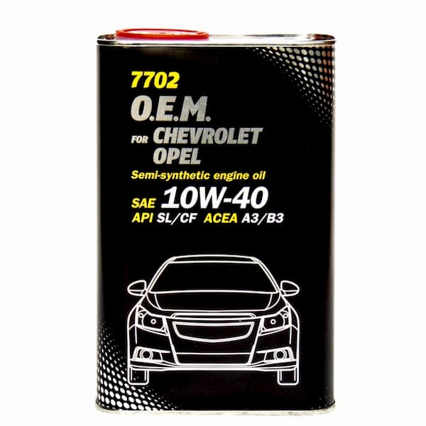 

Масло моторное 10W-40 OEM Chevrolet Opel 7702 1л метал MANNOL MN6411METAL