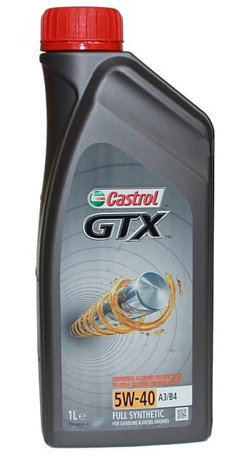 

Масло моторное 5W-40 GTX A3/B4 1л CASTROL 15B9F6
