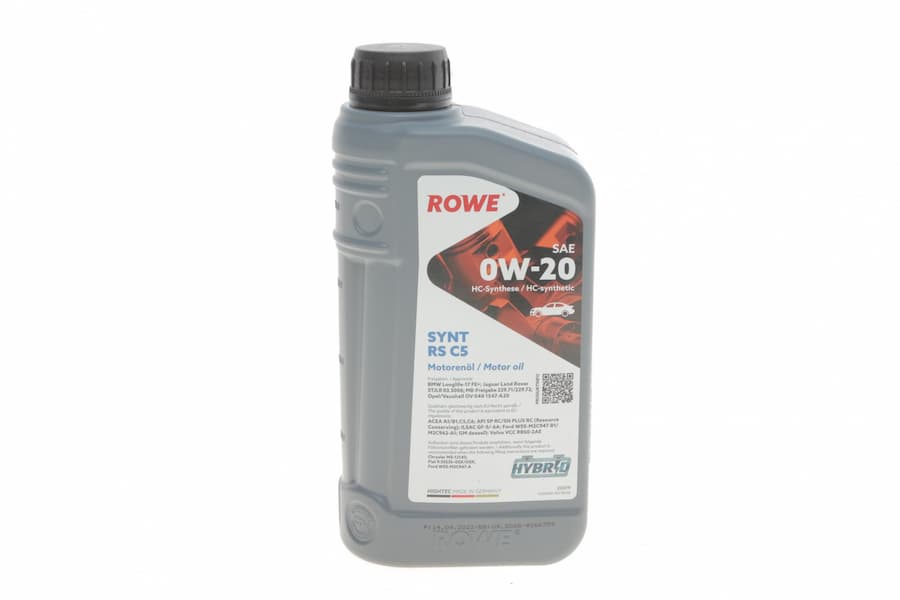 Масло моторное 0W-20 HIGHTEC SYNT RS C5 1л ROWE 20379001099
