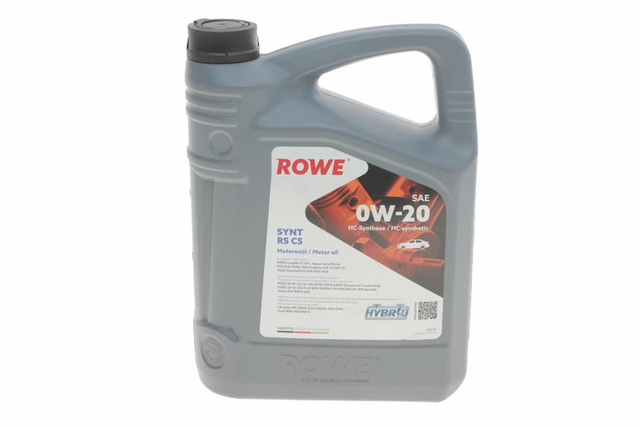 Масло моторное 0W-20 HIGHTEC SYNT RS C5 4л ROWE 20379004099