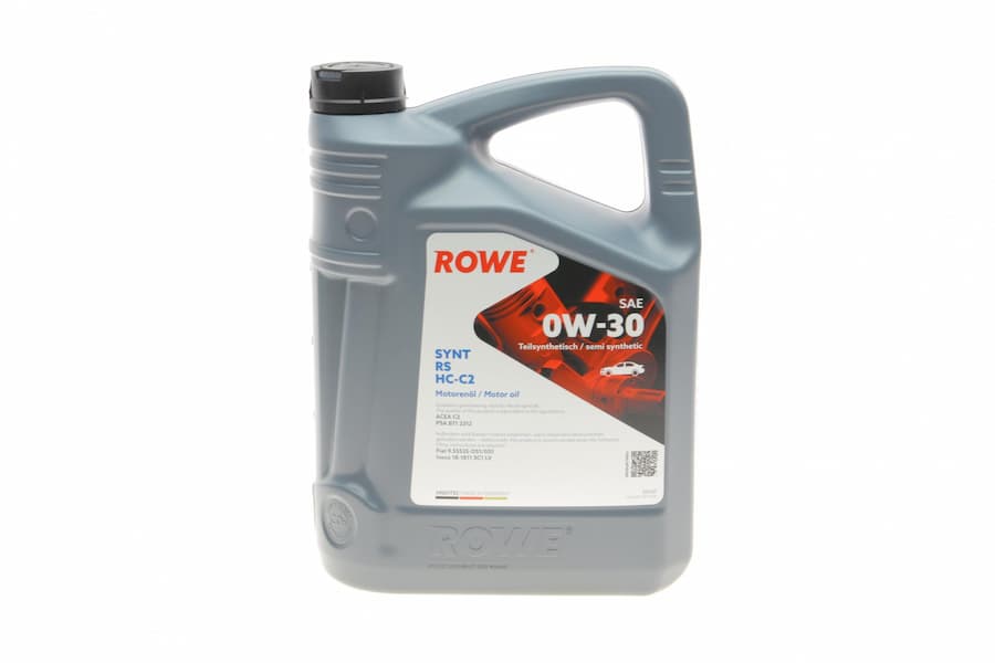 Олива моторна 0W-30 HIGHTEC SYNT RS HC-C2 5л ROWE 20247005099
