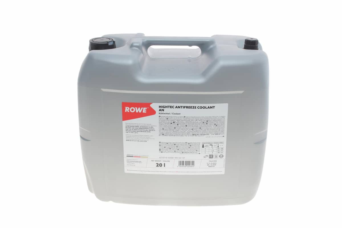 Антифриз G11 HIGHTEC ANTIFREEZE AN синий концентрат 20л ROWE 21010020099