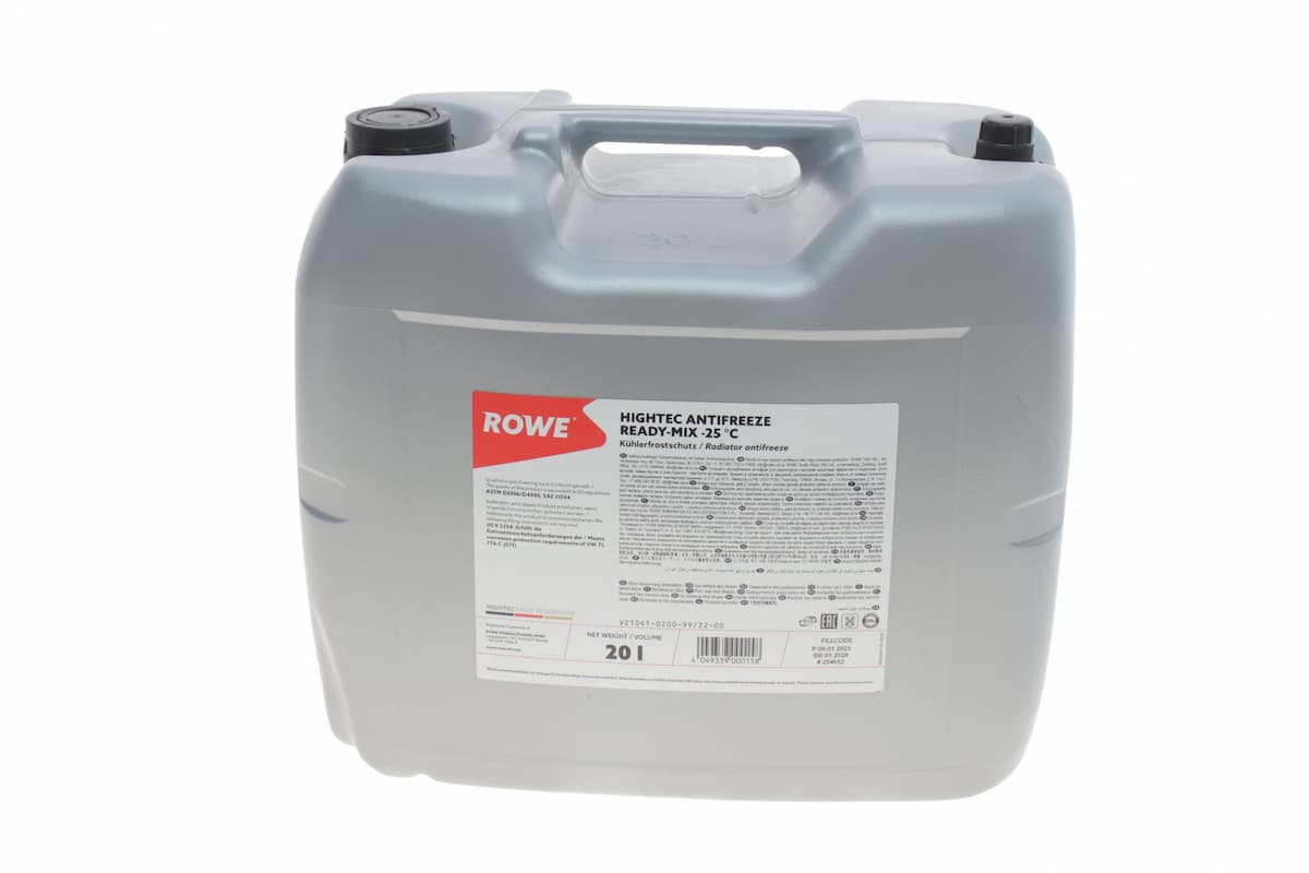 Антифриз G11 -25°C READY-MIX HIGHTEC ANTIFREEZE синий 20л ROWE 21041020099