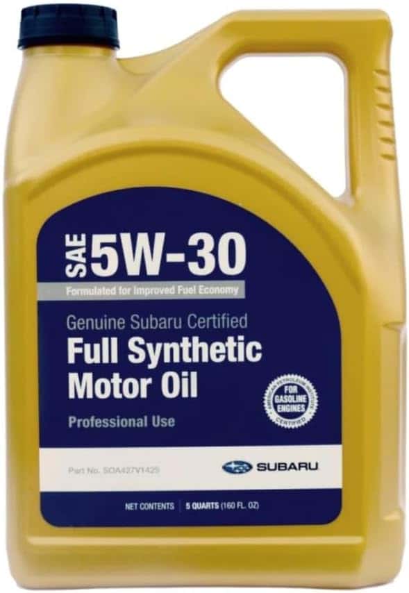 Масло моторное 5W-30 Full Synthetic Motor Oil 4.73л SUBARU SOA427V1425