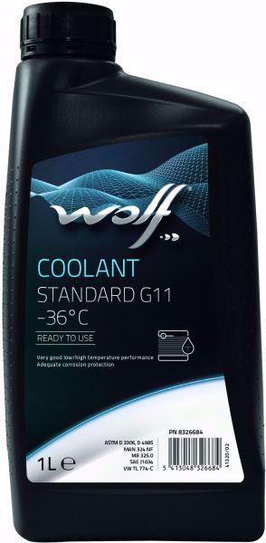 Антифриз G11 -36°C 1л WOLF 1052655