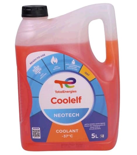 Антифриз Coolelf Neotech -37°C 5л TOTAL 230172