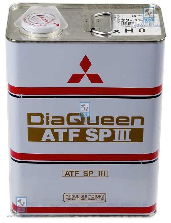 Масло трансмиссионное Dia Queen ATF SP-III 4л MITSUBISHI 4024610 ...