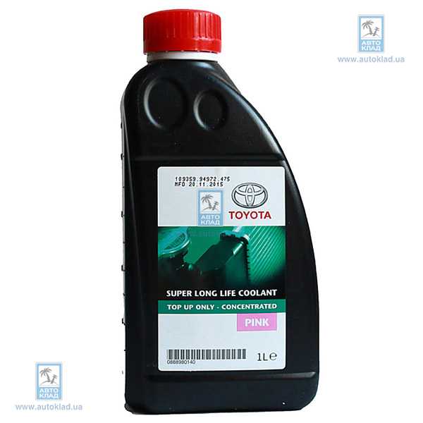 Toyota Antifriz Rozovyj Sllc Koncentrat 1l Cena 597 Grn