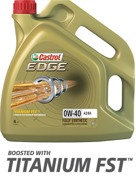 Масло моторное 0W-40 EDGE Titanium A3/B4 4л CASTROL CASEDGE0W40A3B4TITL4