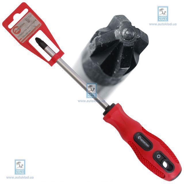 Отвертка крестовая Pz0 INTERTOOL VT3153