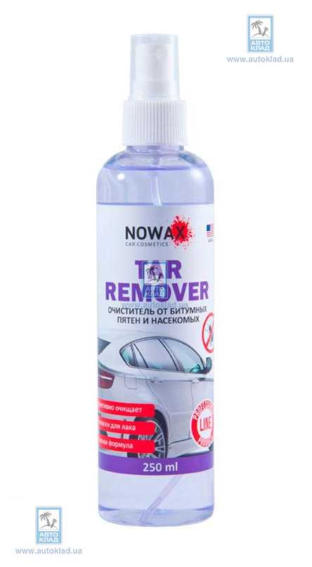 Очиститель битумных пятен Tar Remover 250мл NOWAX NX25239