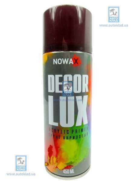 Грунтовка акриловая Decor Lux Primer Flame Red 450 мл NOWAX NX48036