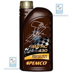 Масло трансмиссионное ATF Dexron III iMATIC 430 1л PEMCO PM5961
