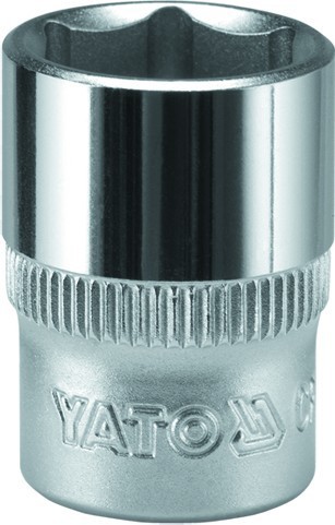 Головка торцевая 1/4''-4мм короткая CrV YATO YT1401