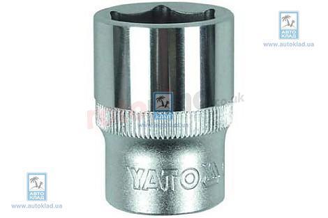Головка торцевая 1/4''-10мм короткая CrV YATO YT1409